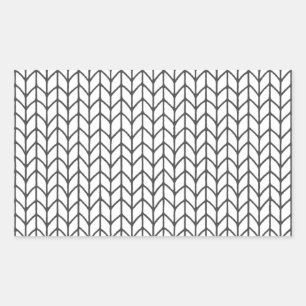 KLEUR JE EIGEN breirechthoek Stickers