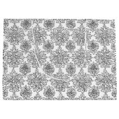 Kleur-je-eigen chrysant ontwerp patroon groot cadeauzakje (Achterkant)