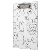 Kleur je eigen dierentuin klembord (Links)