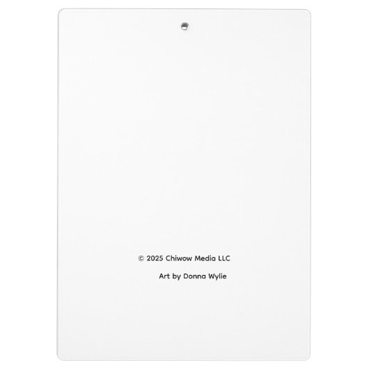 Kleur je eigen dierentuin klembord (Achterkant)