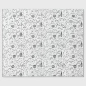 Kleur je eigen groep cadeaupapier (Vlak)