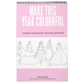 Kleur je eigen kalender (Hoes)