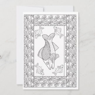 Kleur Je Eigen Keniaanse Postkaart – Kanga Spreuk Kaart