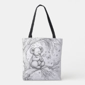 Kleur je eigen Koala Tas (Achterkant)