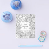 Kleur je eigen Mandala Poster Flyer (Enkel)