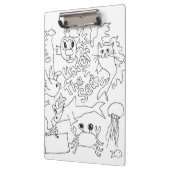 Kleur je eigen - "Onder het Zee" Foto Klembord (Links)