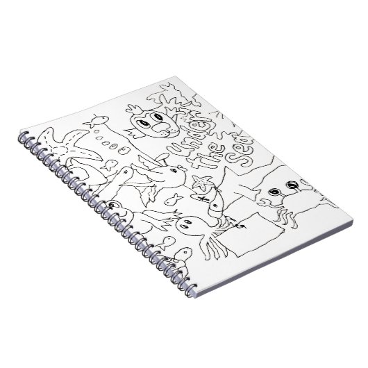 Kleur je eigen - "Onder het Zee" Foto Notitieboek (Rechterzijde)