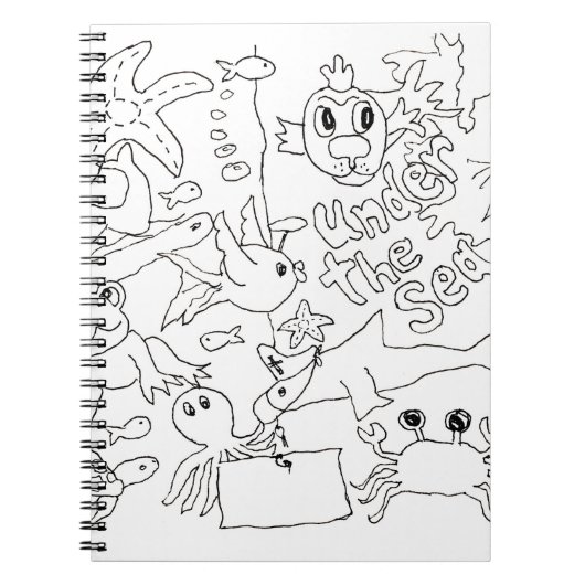 Kleur je eigen - "Onder het Zee" Foto Notitieboek (Voorkant)