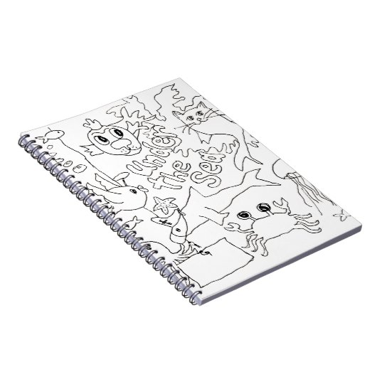 Kleur je eigen - "Onder het Zee" Foto Notitieboek (Rechterzijde)