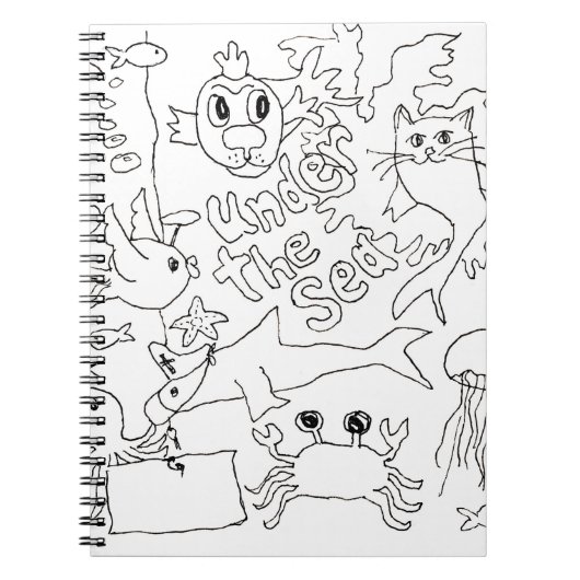 Kleur je eigen - "Onder het Zee" Foto Notitieboek (Voorkant)