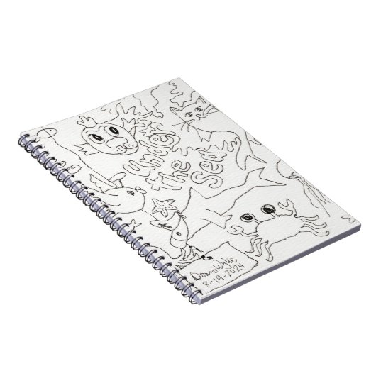 Kleur je eigen - "Onder het Zee" Foto Notitieboek (Rechterzijde)