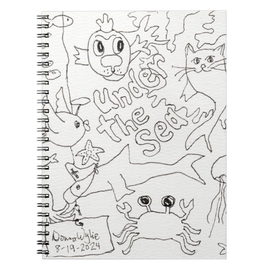 Kleur je eigen - "Onder het Zee" Foto Notitieboek (Voorkant)