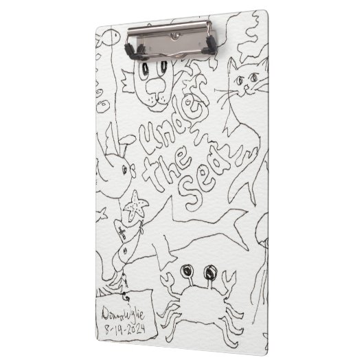 Kleur je eigen - "Onder het Zee" Klembord (Links)