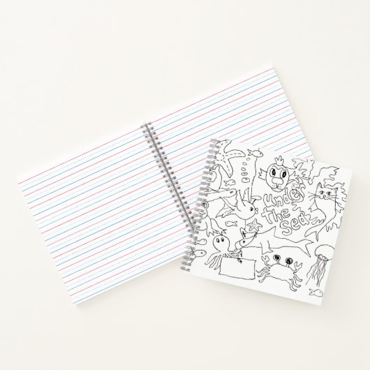 Kleur je eigen - "Onder het Zee" Notitieboek (Binnen)