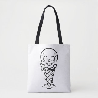 Kleur Je Eigen Schedel Ijs Sommering Tote Bag
