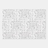 Kleur je eigen verjaardagscadeau inpakpapier (Voorkant 2)