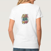 "Kleur je geest" Graffiti Kunst T-shirt (Achterkant)