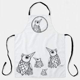 Kleur je schort ontwerp