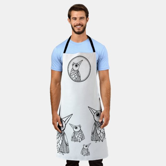 Kleur je schort ontwerp (Gedragen)