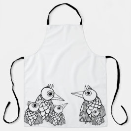 Kleur je schort ontwerp