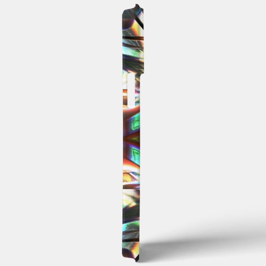 Kleur Kaleidocope met textuur die canvas kijkt Case-Mate iPhone Case (Achterkant / Rechts)