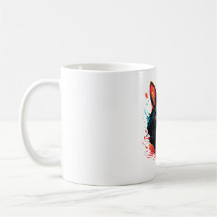 Kleur kat koffiemok
