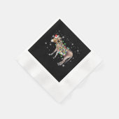 Kleur kerstlampje Donkey | Santa Donkey Gift Servet (Hoek)