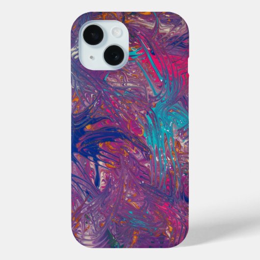 Kleur Klauwen Vortex Ontwerp Case-Mate iPhone Case (Achterkant)