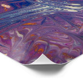 Kleur Klauwen Vortex Ontwerp Perfect Poster (Hoek)