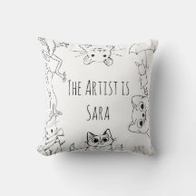 Kleur & Knuffel Dierenkussen