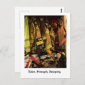 Kleur, kracht, integriteit. briefkaart (Voorkant / Achterkant)