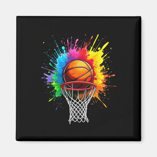 Kleur Kunst Sketll Hoop Magneet (Voorkant)