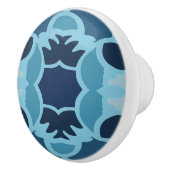 Kleur Leuke Blauwe Collage Keramische Knop (Rechts)