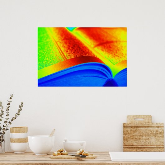 kleur lezen poster (Keuken)