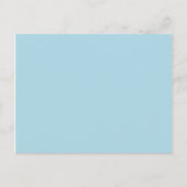 kleur lichtblauw briefkaart (Voorkant)
