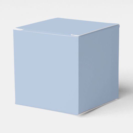 kleur lichtstaal blauw bedankdoosjes (Voorkant Zijde)