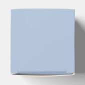 kleur lichtstaal blauw bedankdoosjes (Bovenkant)