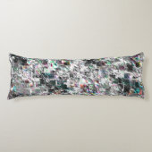 Kleur lijkt op vierkante dvd-snippers, ruwe mozaïe lichaamskussen (Voorkant)