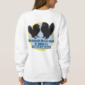 Kleur Logo (voor & achter) Dames Sweatshirt (Achterkant)