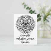 Kleur! Mandala Inspiration Briefkaart (Staand voorkant)