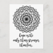 Kleur! Mandala Inspiration Briefkaart (Voorkant)