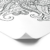 Kleur Mandala Poster (Hoek)