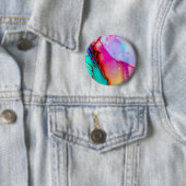 Kleur Mashup Ronde Button 5,7 Cm (In situ)