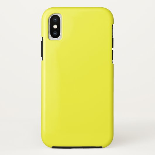 kleur maximaal geel Case-Mate iPhone case (Achterkant)