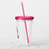 Kleur me 16oz, Fuchsia Pink Acryl Drinkbeker (Links)