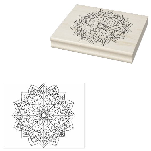 Kleur ME Bloem Art Stempel (Gestempeld)