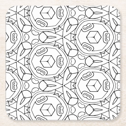 kleur me blokjes onderzetter (Voorkant)