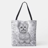 Kleur Me  - Canvas tas (Achterkant)