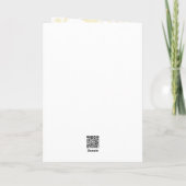 Kleur Me Daisies Gele Verjaardag Kaart (Achterkant)