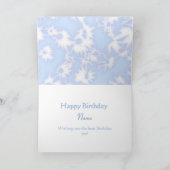 Kleur Me Daisies Sky Blue Verjaardag Kaart (Binnen)